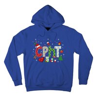 Pharmacy Technician Christmas Gift Cpht Xmas Pajama Meaningful Gift Hoodie