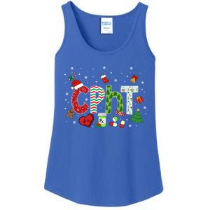 Pharmacy Technician Christmas Gift Cpht Xmas Pajama Meaningful Gift Ladies Essential Tank