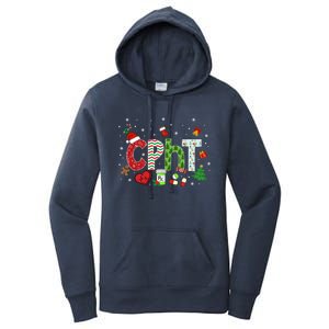 Pharmacy Technician Christmas Gift Cpht Xmas Pajama Meaningful Gift Women's Pullover Hoodie