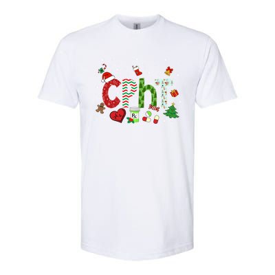 Pharmacy Technician Christmas Gift Cpht Xmas Pajama Meaningful Gift Softstyle CVC T-Shirt