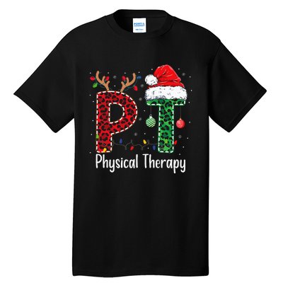 Physical Therapy Christmas santa hat xmas Tall T-Shirt