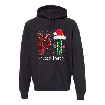 Physical Therapy Christmas santa hat xmas Premium Hoodie