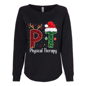 Physical Therapy Christmas santa hat xmas Womens California Wash Sweatshirt