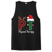 Physical Therapy Christmas santa hat xmas PosiCharge Competitor Tank