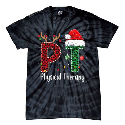 Physical Therapy Christmas santa hat xmas Tie-Dye T-Shirt