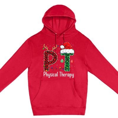 Physical Therapy Christmas santa hat xmas Premium Pullover Hoodie