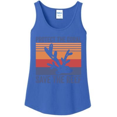 Protect The Coral Save The Reef Great Gift Ladies Essential Tank