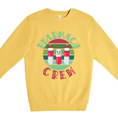 Pharmacy Technician Christmas Funny Gift Pharmacy Crew Pharmacist Gift Premium Crewneck Sweatshirt