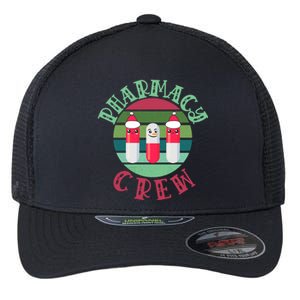 Pharmacy Technician Christmas Funny Gift Pharmacy Crew Pharmacist Gift Flexfit Unipanel Trucker Cap