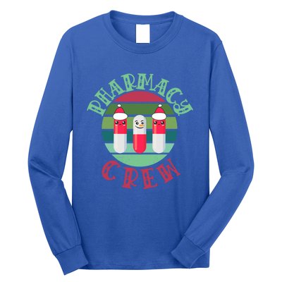 Pharmacy Technician Christmas Funny Gift Pharmacy Crew Pharmacist Gift Long Sleeve Shirt