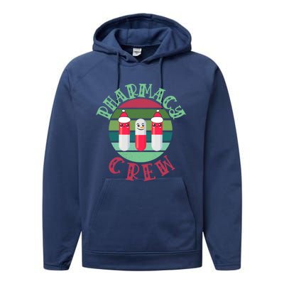 Pharmacy Technician Christmas Funny Gift Pharmacy Crew Pharmacist Gift Performance Fleece Hoodie