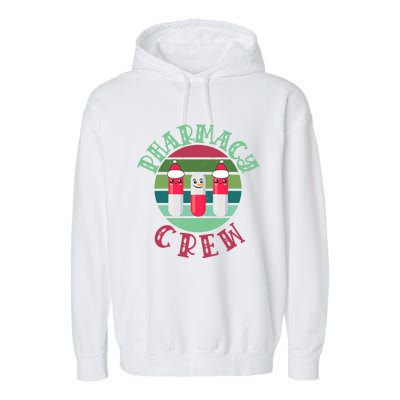 Pharmacy Technician Christmas Funny Gift Pharmacy Crew Pharmacist Gift Garment-Dyed Fleece Hoodie