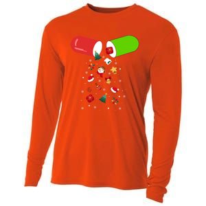 Pharmacy Tech Cpht Merry Christmas Pharmacist Xmas Holiday Gift Cooling Performance Long Sleeve Crew