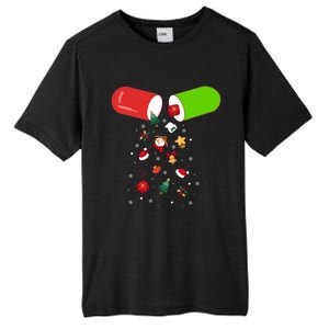 Pharmacy Tech Cpht Merry Christmas Pharmacist Xmas Holiday Gift Tall Fusion ChromaSoft Performance T-Shirt