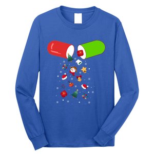 Pharmacy Tech Cpht Merry Christmas Pharmacist Xmas Holiday Gift Long Sleeve Shirt