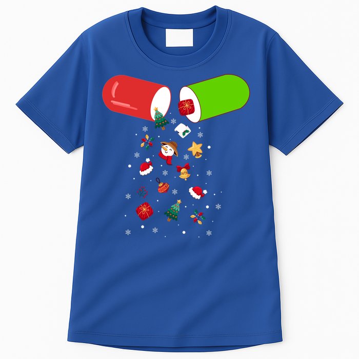 Pharmacy Tech Cpht Merry Christmas Pharmacist Xmas Holiday Gift Tall T-Shirt