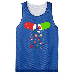 Pharmacy Tech Cpht Merry Christmas Pharmacist Xmas Holiday Gift Mesh Reversible Basketball Jersey Tank