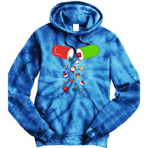 Pharmacy Tech Cpht Merry Christmas Pharmacist Xmas Holiday Gift Tie Dye Hoodie