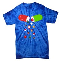 Pharmacy Tech Cpht Merry Christmas Pharmacist Xmas Holiday Gift Tie-Dye T-Shirt