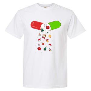 Pharmacy Tech Cpht Merry Christmas Pharmacist Xmas Holiday Gift Garment-Dyed Heavyweight T-Shirt