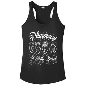 Pharmacy Technician Christmas Funny Gift Pharmacist Crew Jolly Gift Ladies PosiCharge Competitor Racerback Tank