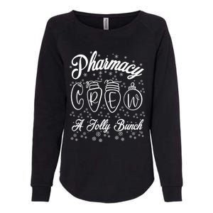 Pharmacy Technician Christmas Funny Gift Pharmacist Crew Jolly Gift Womens California Wash Sweatshirt