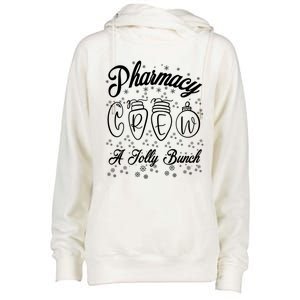 Pharmacy Technician Christmas Funny Gift Pharmacist Crew Jolly Gift Womens Funnel Neck Pullover Hood