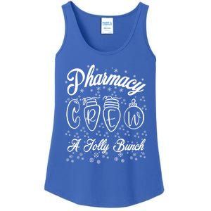 Pharmacy Technician Christmas Funny Gift Pharmacist Crew Jolly Gift Ladies Essential Tank