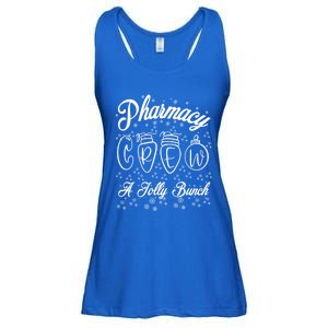 Pharmacy Technician Christmas Funny Gift Pharmacist Crew Jolly Gift Ladies Essential Flowy Tank