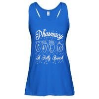 Pharmacy Technician Christmas Funny Gift Pharmacist Crew Jolly Gift Ladies Essential Flowy Tank