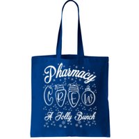 Pharmacy Technician Christmas Funny Gift Pharmacist Crew Jolly Gift Tote Bag