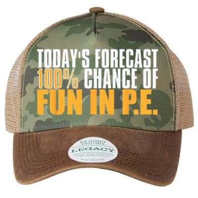 Pe Teacher Cool Educator School Physical Education Legacy Tie Dye Trucker Hat