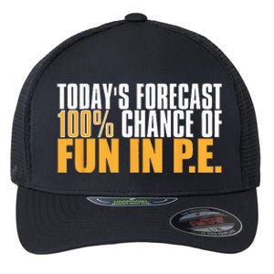 Pe Teacher Cool Educator School Physical Education Flexfit Unipanel Trucker Cap