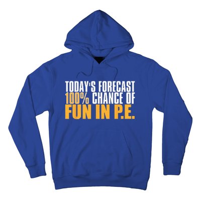 Pe Teacher Cool Educator School Physical Education Hoodie