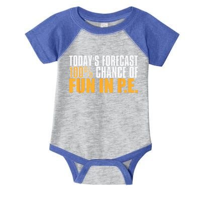 Pe Teacher Cool Educator School Physical Education Infant Baby Jersey Bodysuit