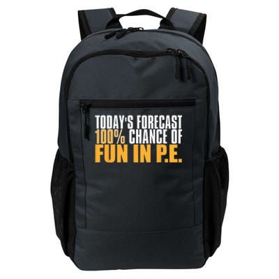 Pe Teacher Cool Educator School Physical Education Daily Commute Backpack