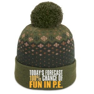 Pe Teacher Cool Educator School Physical Education The Baniff Cuffed Pom Beanie