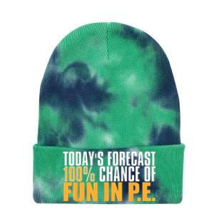 Pe Teacher Cool Educator School Physical Education Tie Dye 12in Knit Beanie