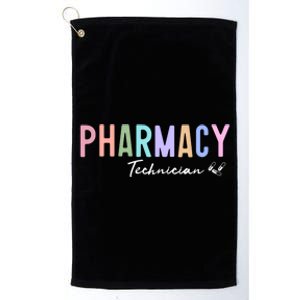 Pharmacy Technician Certified Pharm Tech Funny Gift Platinum Collection Golf Towel