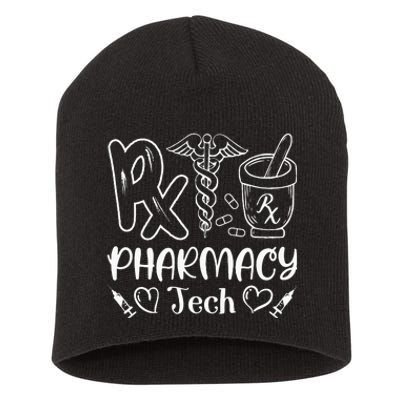 Pharmacy Technician Certified Pharm Tech Pharmacist Short Acrylic Beanie