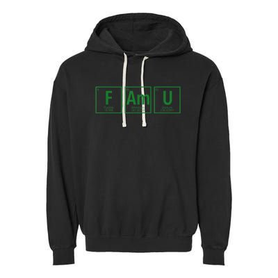 Periodic Table Chemistry With The FAMU Blerd Green Garment-Dyed Fleece Hoodie