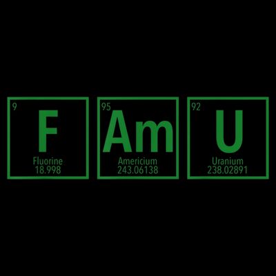 Periodic Table Chemistry With The FAMU Blerd Green T-Shirt