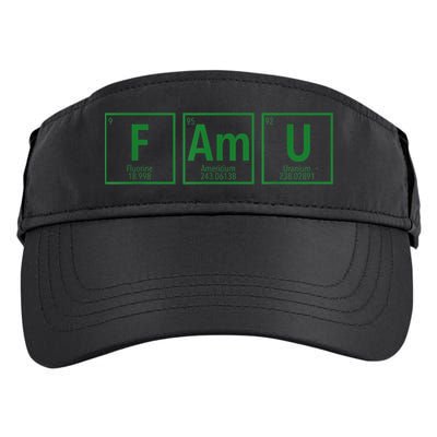 Periodic Table Chemistry With The FAMU Blerd Green Adult Drive Performance Visor