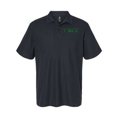 Periodic Table Chemistry With The FAMU Blerd Green Softstyle Adult Sport Polo