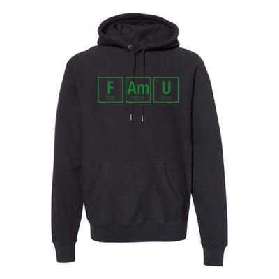 Periodic Table Chemistry With The FAMU Blerd Green Premium Hoodie