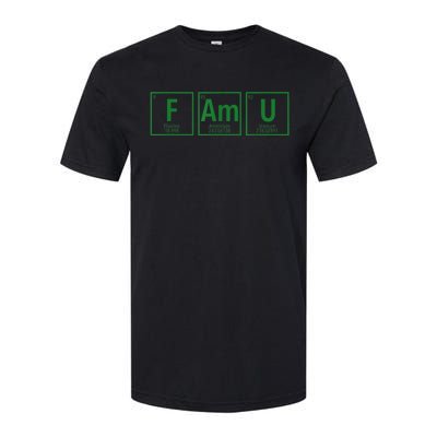 Periodic Table Chemistry With The FAMU Blerd Green Softstyle CVC T-Shirt