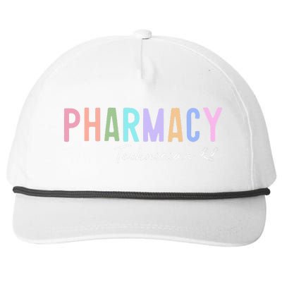 Pharmacy Technician Certified Pharm Tech Snapback Five-Panel Rope Hat