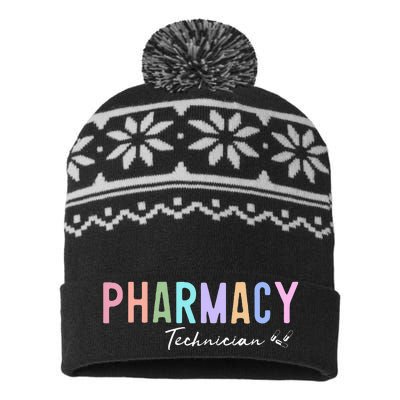 Pharmacy Technician Certified Pharm Tech USA-Made Snowflake Beanie