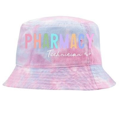 Pharmacy Technician Certified Pharm Tech Tie-Dyed Bucket Hat