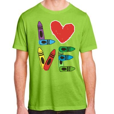 Prek Teacher Cute Gift Preschool Valentines Day Love Gift Adult ChromaSoft Performance T-Shirt